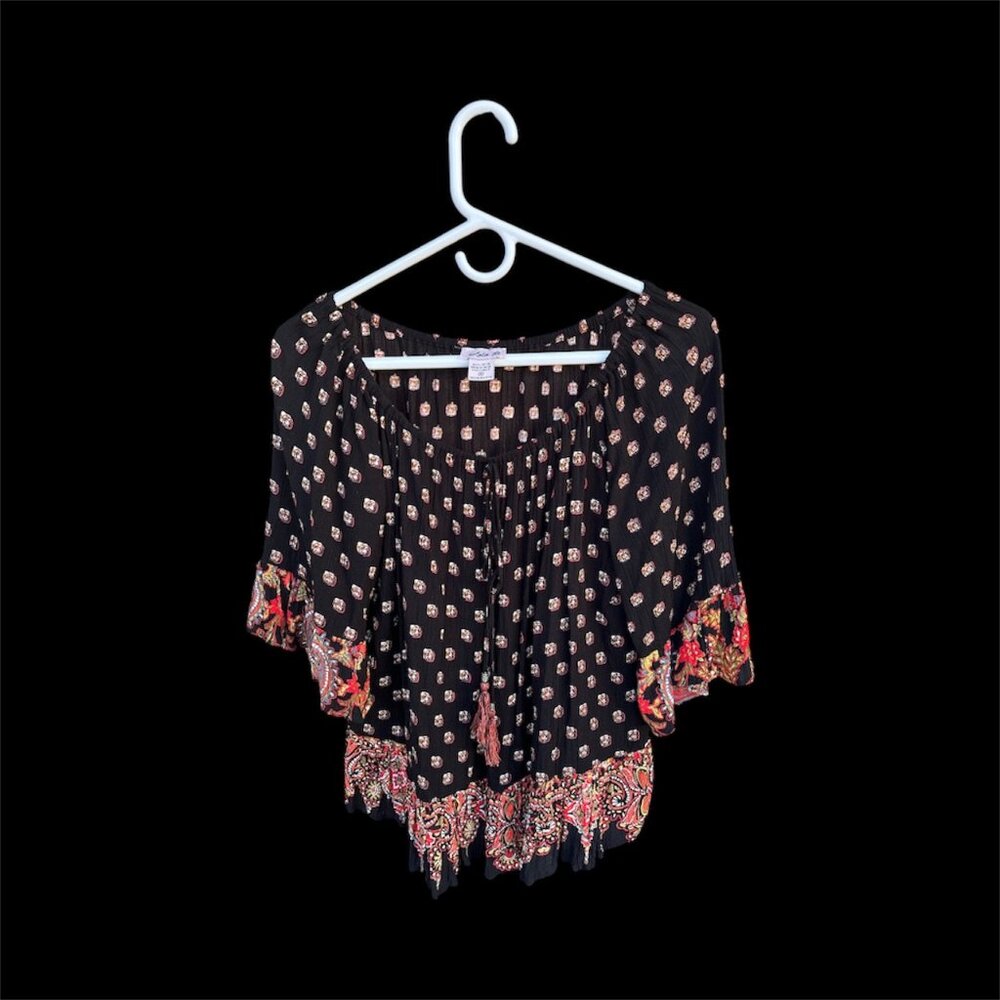 Women's Boho Blouse Size small Lola P